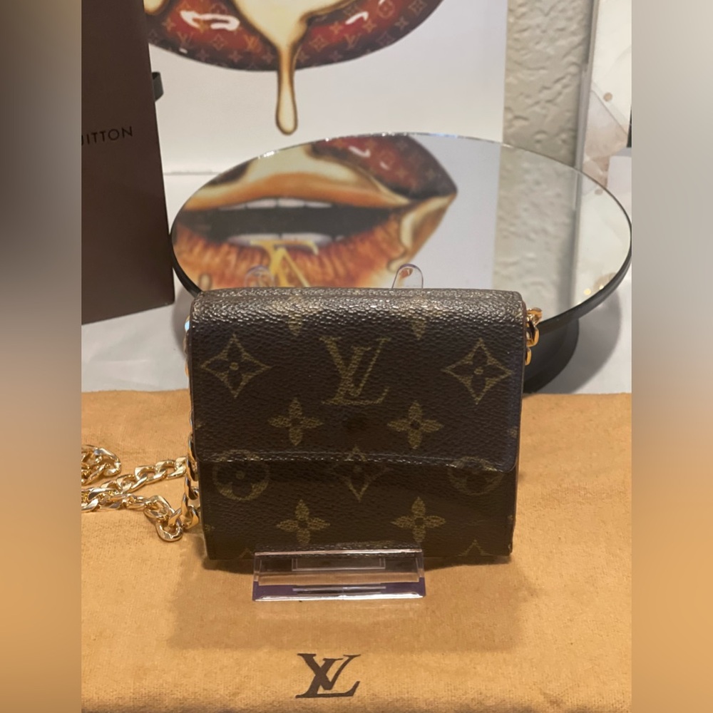 Louis Vuitton Elise Double Snap Pocket Wallet Code SP1022. H 4” x W 4.4” EUC - Picture 12 of 12